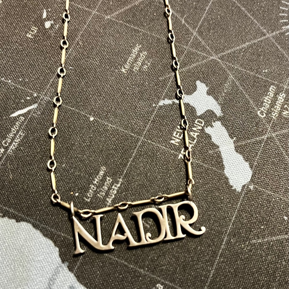 Bloodmilk The Library Nadir necklace, 18” chain